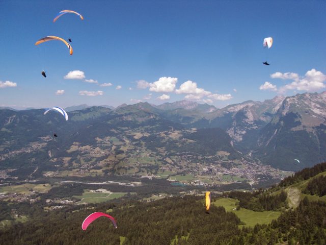 parapente samoens