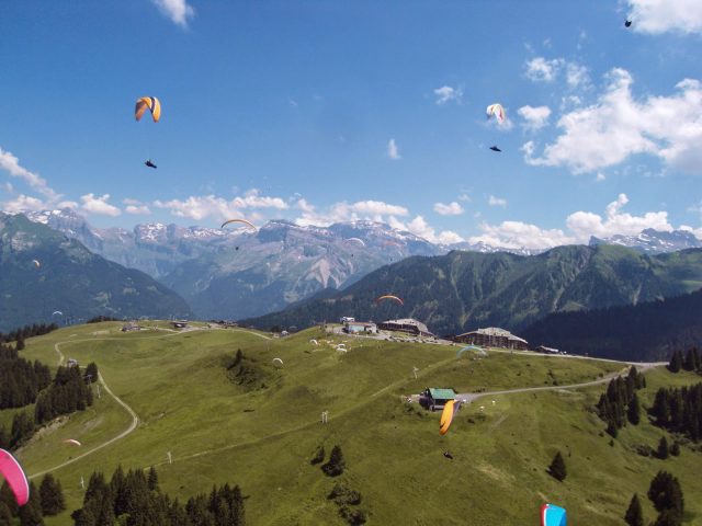 décollage de samoens