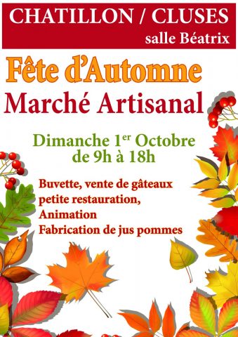 Affiche fête d’automne