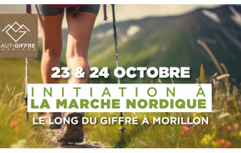 Initiation à la marche nordique le long du Giffre