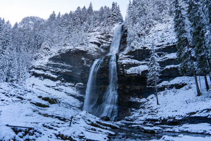 Balade raquettes Cascade du Rouget_Sixt-Fer-à-Cheval