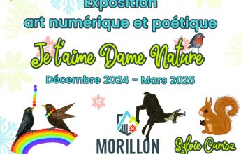 Exposition d’art numérique et poétique – Je t’aime Dame Nature