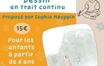 Atelier enfants « dessin au trait continu »